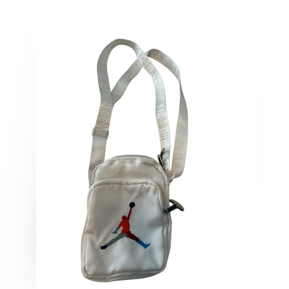 Jordan White Crossbody Bag